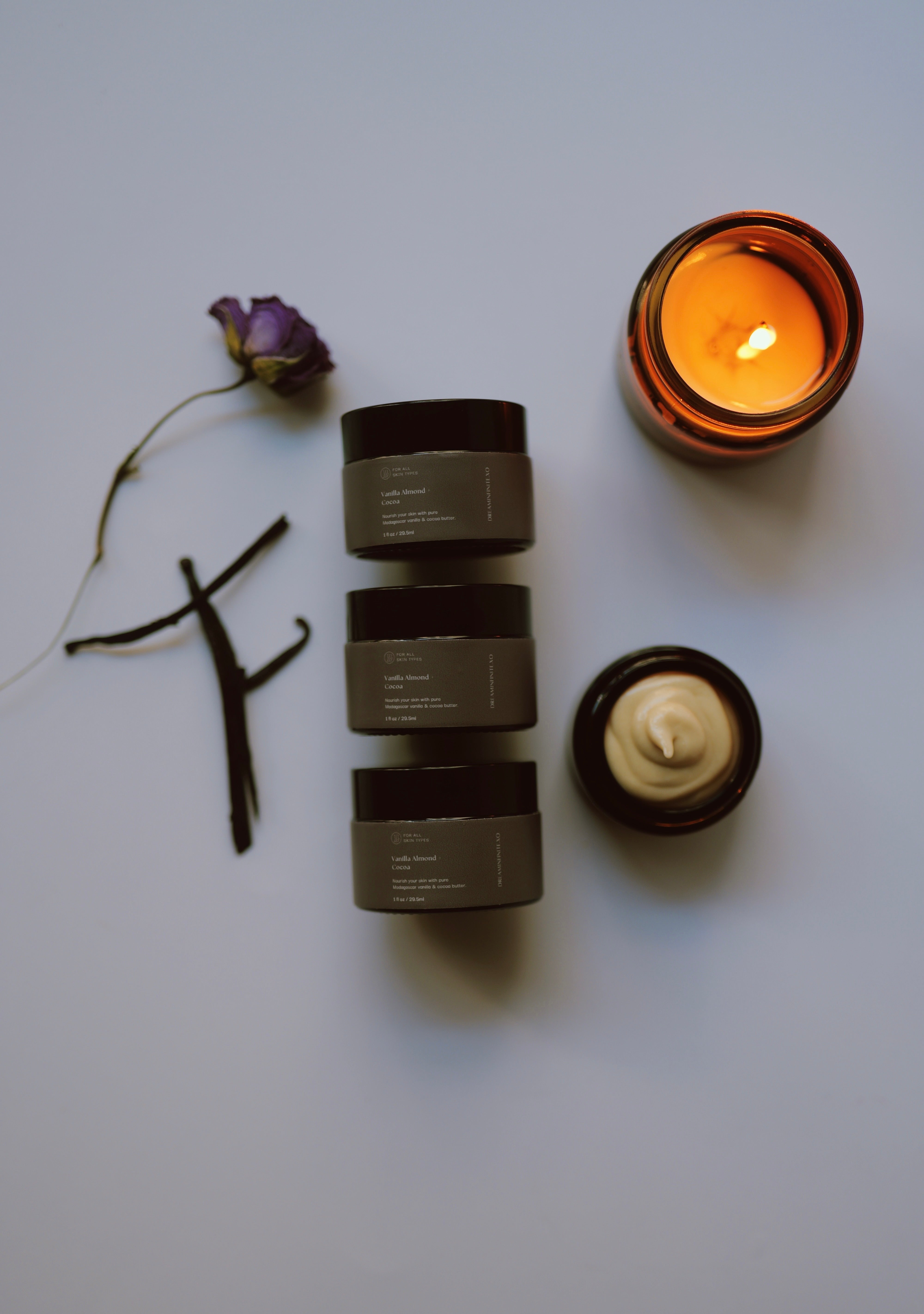Vanilla almond + cocoa